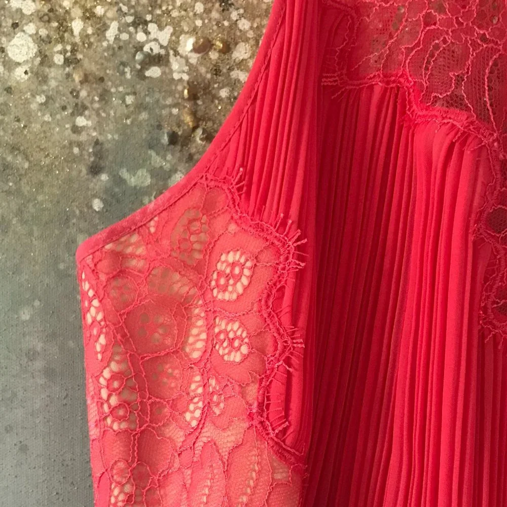 BCBGMaxAzria Mina Pleated Dress (NWOT) - Picture 10 of 16